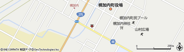 幌加内郵便局周辺の地図