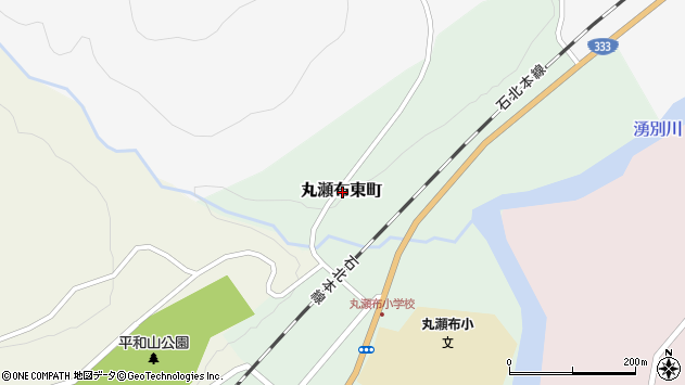 〒099-0205 北海道紋別郡遠軽町丸瀬布東町の地図