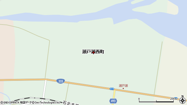〒099-0342 北海道紋別郡遠軽町瀬戸瀬西町の地図