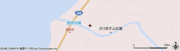 遠音別橋周辺の地図
