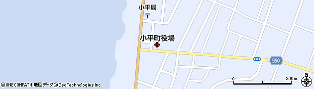 北海道小平町（留萌郡）周辺の地図
