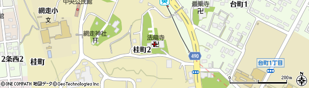 法龍寺周辺の地図