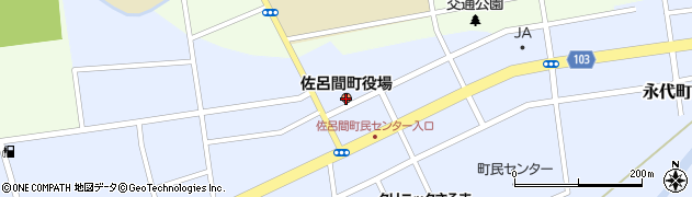 佐呂間町役場周辺の地図