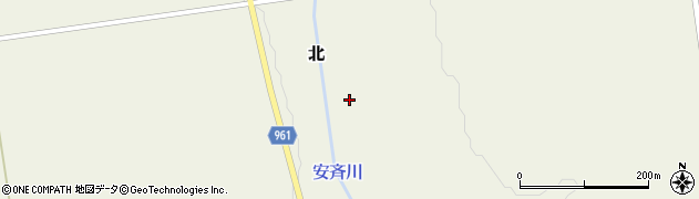 安斉川周辺の地図