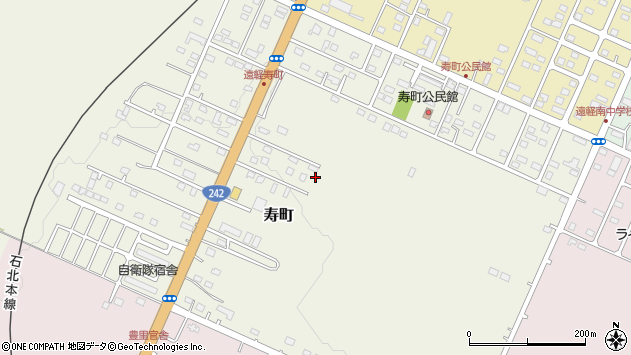 〒099-0413 北海道紋別郡遠軽町寿町の地図