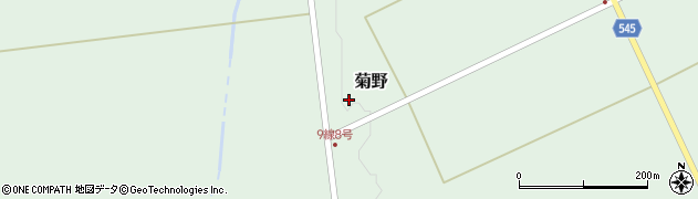 北海道和寒町（上川郡）菊野周辺の地図