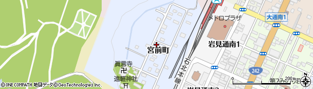 北海道遠軽町（紋別郡）宮前町周辺の地図