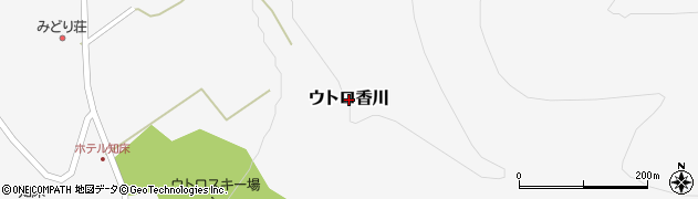北海道斜里町（斜里郡）ウトロ香川周辺の地図