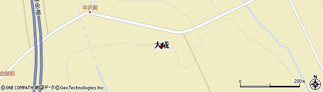 北海道和寒町（上川郡）大成周辺の地図