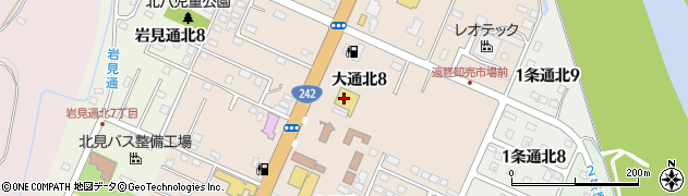 坂本ホーマ　遠軽店周辺の地図