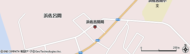 浜佐呂間郵便局周辺の地図