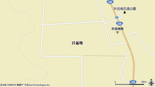 〒093-0651 北海道紋別郡湧別町計呂地の地図