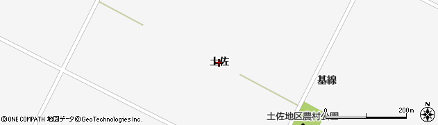 北海道北見市常呂町（土佐）周辺の地図