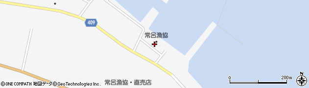 常呂漁協卸売市場周辺の地図
