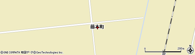 北海道上川郡剣淵町藤本町周辺の地図