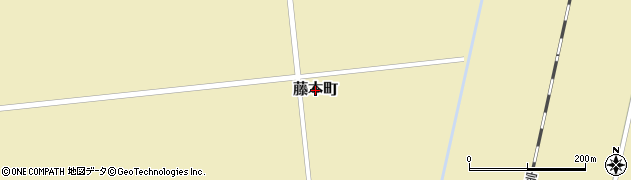 北海道剣淵町（上川郡）藤本町周辺の地図