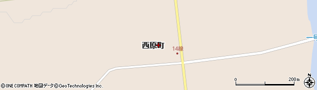 北海道剣淵町（上川郡）西原町周辺の地図