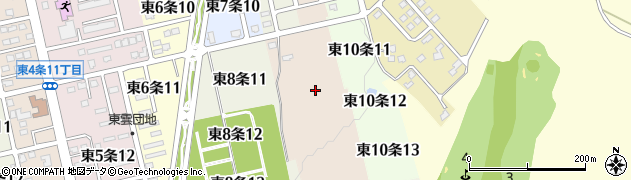 北海道士別市東９条周辺の地図