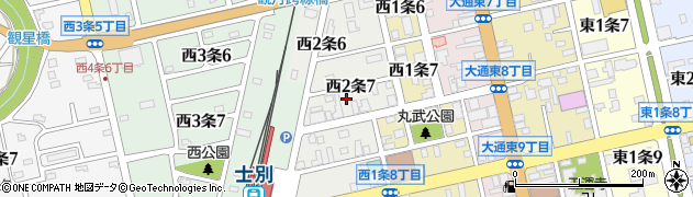株式会社士別ハイヤー　上川北部ハイヤー協会周辺の地図