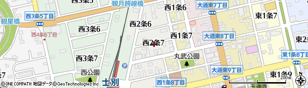 株式会社士別ハイヤー　本社営業所周辺の地図