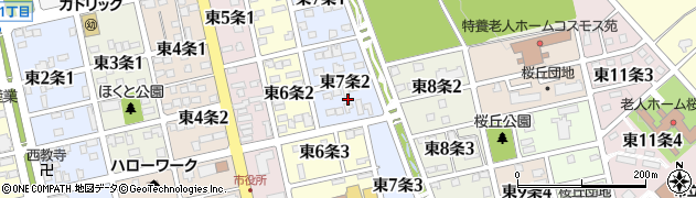 日本共産党士別市委員会周辺の地図