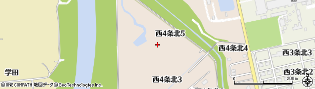 北海道士別市西４条北周辺の地図