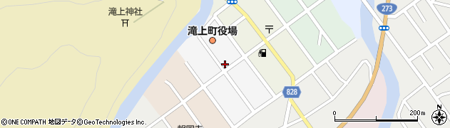 北海道滝上町（紋別郡）滝ノ上市街地４条通周辺の地図