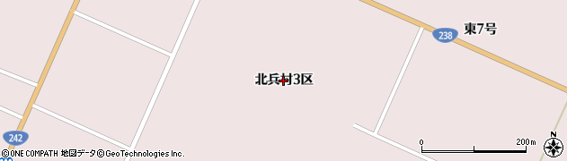 北海道湧別町（紋別郡）北兵村（３区）周辺の地図
