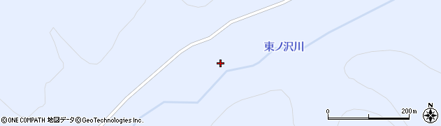 東ノ沢川周辺の地図