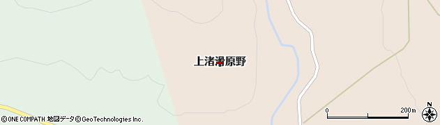 北海道滝上町（紋別郡）上渚滑原野周辺の地図