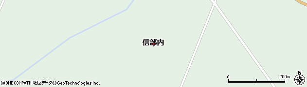 北海道紋別郡湧別町信部内周辺の地図