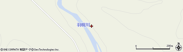 羽幌川周辺の地図