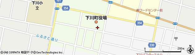 上川北部消防事務組合下川消防署周辺の地図