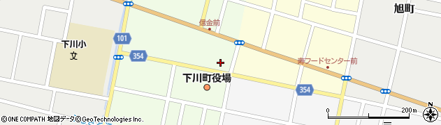 下川町公民館周辺の地図