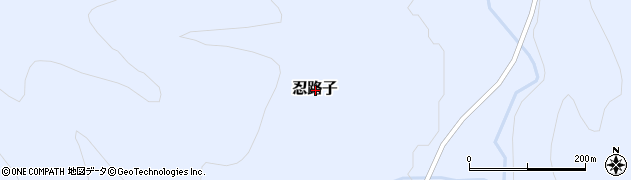 北海道紋別郡西興部村忍路子周辺の地図