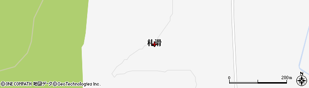 北海道紋別郡西興部村札滑周辺の地図