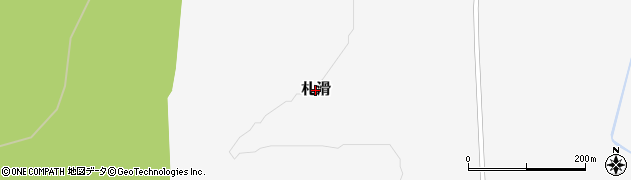 北海道西興部村（紋別郡）札滑周辺の地図
