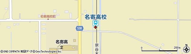 名寄高校駅周辺の地図