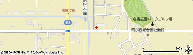 北海道名寄市徳田8周辺の地図