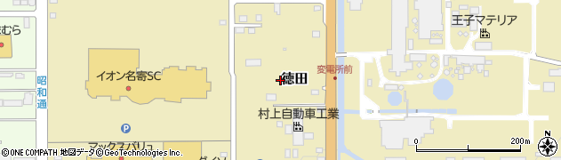 北海道名寄市徳田周辺の地図