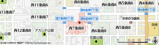 一般社団法人北海道総合在宅ケア事業団 名寄訪問看護ステー..周辺の地図