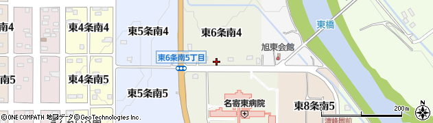 北海道名寄市東６条南周辺の地図