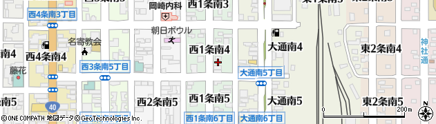 住友生命保険相互会社　旭川支社名寄支部周辺の地図