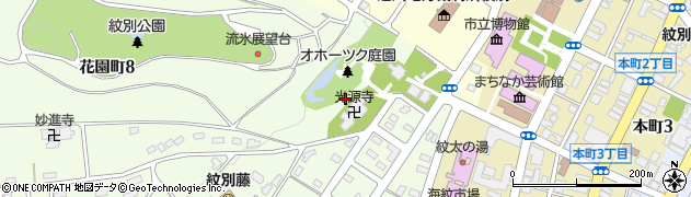 光源寺　本堂周辺の地図