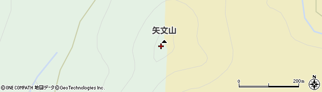 矢文山周辺の地図