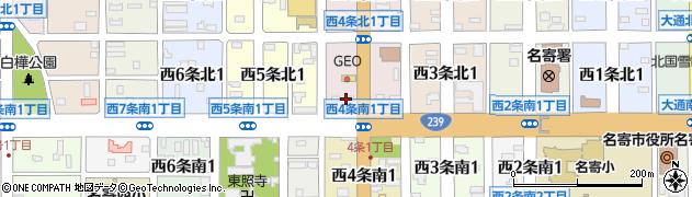 株式会社土屋ホーム　名寄営業所周辺の地図