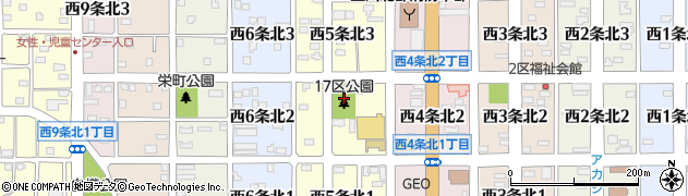 福鶴公園周辺の地図