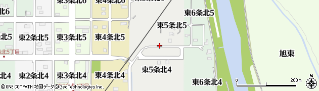北海道名寄市東５条北周辺の地図