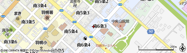 北海道教職員組合留萌支部事務所周辺の地図