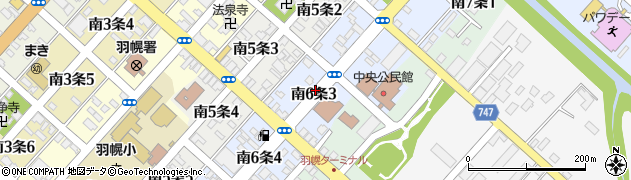 羽幌町　地域包括支援センター周辺の地図